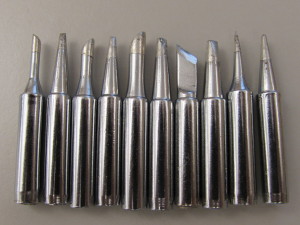 Ten piece soldering iron tip from The DIY Outlet