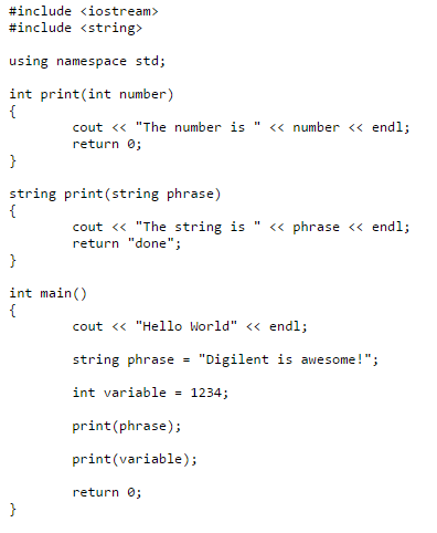 C++ for Beginners: C++ Function Overloading