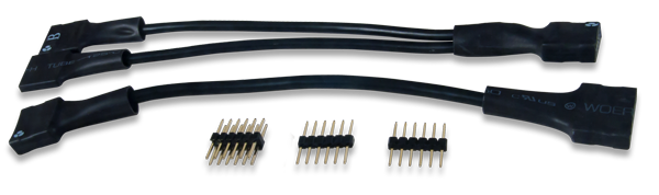The Pmod Cable Kit, 12-pin.