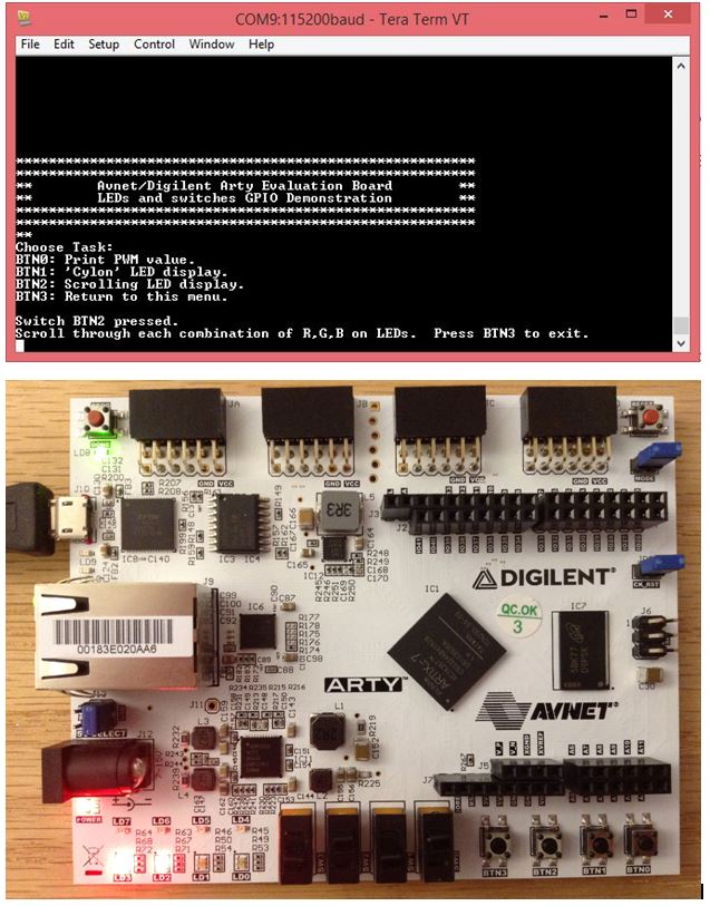 Scrolling LEDs mode!