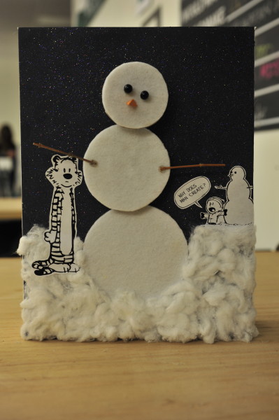 Make your own dancing snowman buddy!