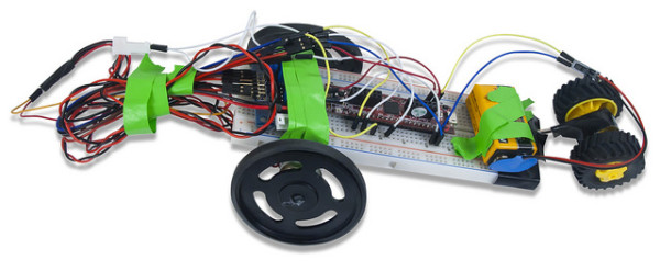 Drag Racing Ruler prototype. It might not leave a trail of flames, but watch out!