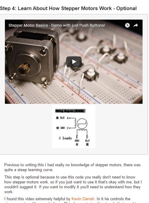 Stepper Motor - Digilent Reference