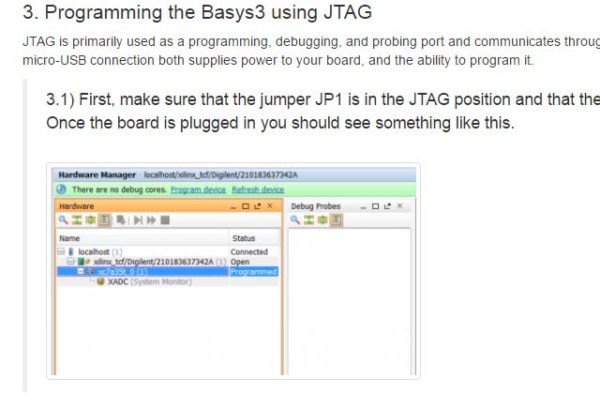 The JTAG section of the reference manual. 