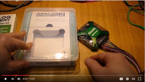 The Analog Discovery 2 has a reusable box!
