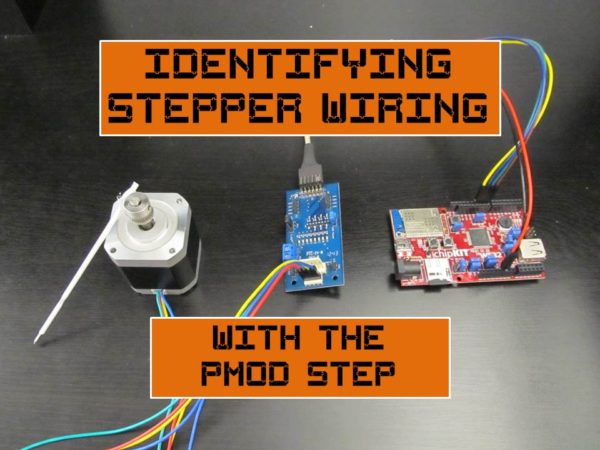 Identifying Stepper Wiring with the PmodSTEP