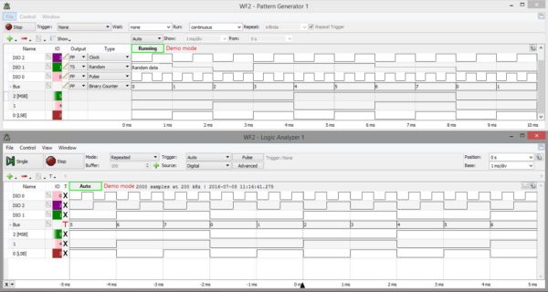 Pattern Generator +logic analyzer