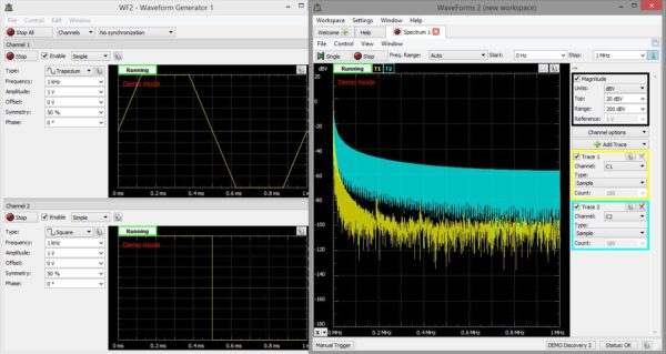 waveform+spectrum analyzer