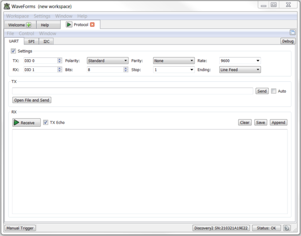 The new Protocol Interface, providing simplified protocol analysis and testing. 