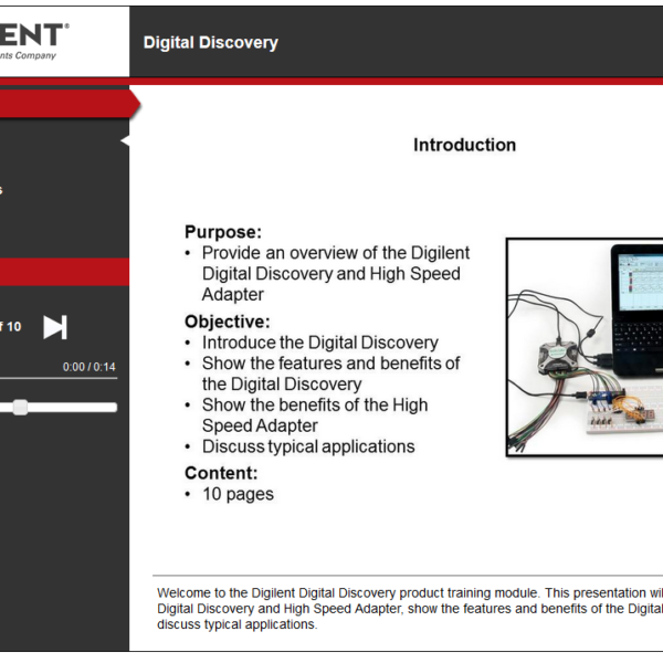 The Digital Discovery Gets a DigiKey Training Module Digilent Blog