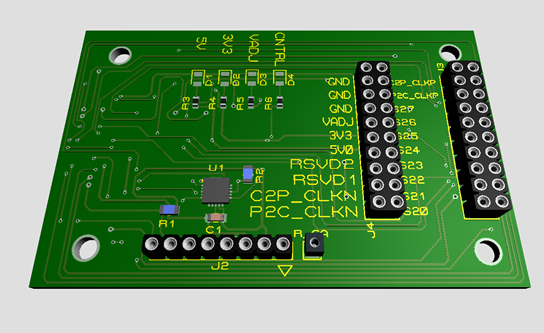 Test Board Top View