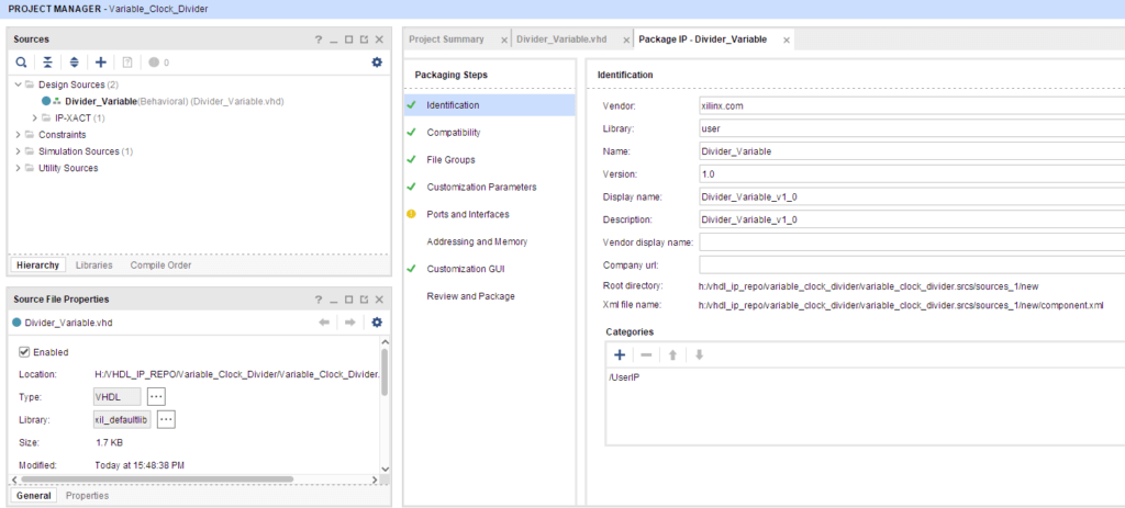 Engineers in the Wild: Packaging an IP in Vivado – Digilent Blog