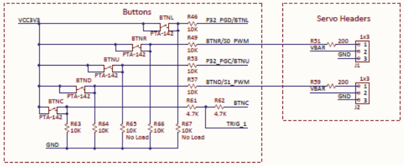 Figure A.1 Push button schematic diagram.