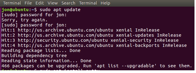 tera term ubuntu